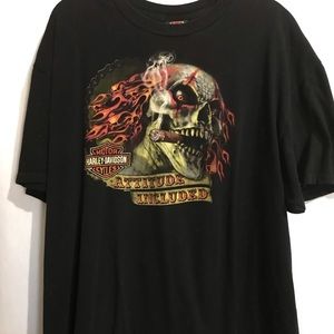 Men’s T shirt Harley-Davidson Mountain Creek Motorcycles Dalton Georgia 2XL 2012